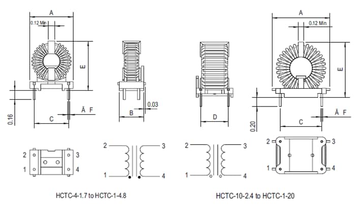Signal Transformer / Bel HCTC High Current Toroidal Chokes Signal Transformer / Bel HCTC High Current Toroidal Chokes